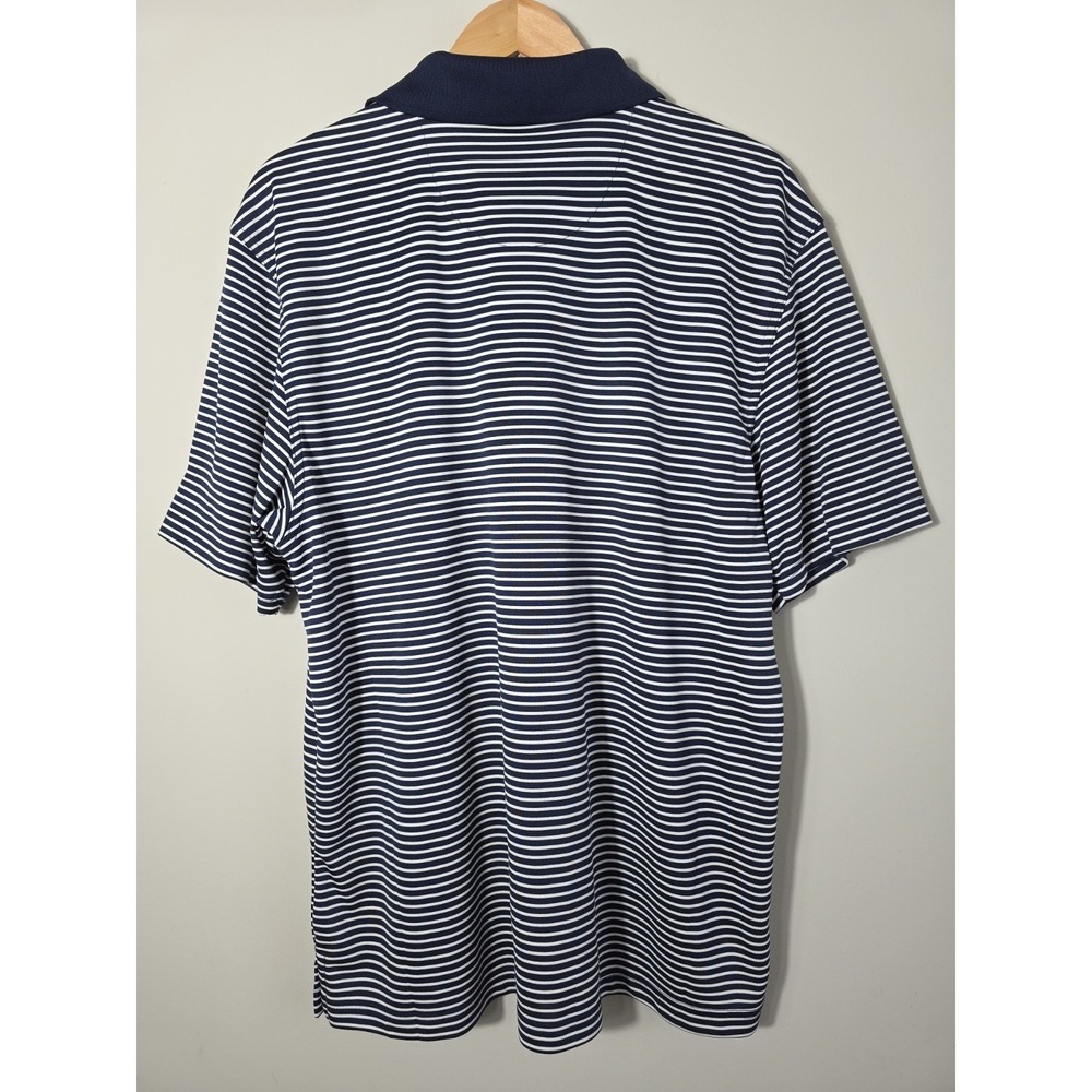 Original Penguin Polo Shirt XL Navy Stripe Golf Classic MSRP $60 NWT - Picture 2 of 8